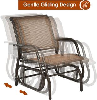 No. 7 - Giantex Swing Glider Chair - 4