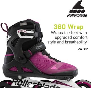 No. 10 - Rollerblade Macroblade 100 3WD Womens Adult Fitness Inline Skate - 5