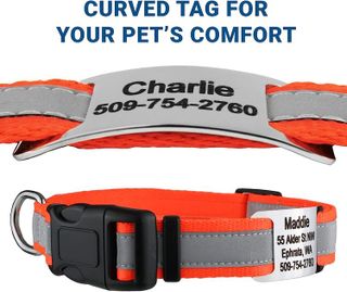 No. 9 - Reflective Personalized Dog Collar - 2