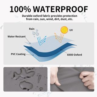No. 3 - Easy-Going Waterproof Outdoor Couch Cover - 3