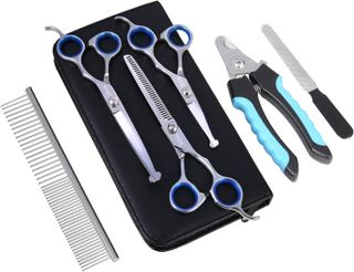 No. 7 - TOPGOOSE Dog Grooming Scissors Set - 1