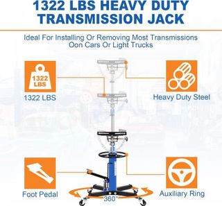 No. 3 - Iglobalbuy Transmission Jack Lift 1322lbs - 2