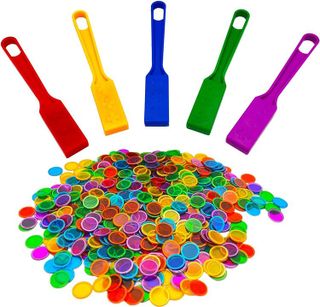 No. 3 - Rainbow Magnetic Bingo Chips - 1