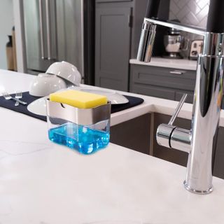 No. 7 - S&T INC. Dish Soap Dispenser and Sponge Holder - 4