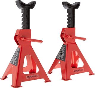 No. 2 - Amazon Basics Steel Jack Auto Stands - 1