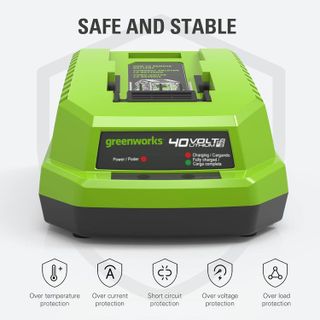 No. 6 - Greenworks G-MAX 40V Lithium-Ion Battery Charger - 5