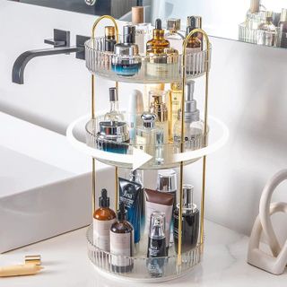 No. 5 - shuang qing Rotating Makeup Organizer - 1