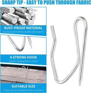 No. 8 - Sopito Metal Curtain Hooks - 3