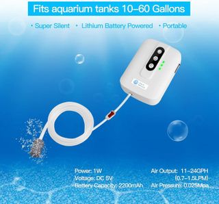 No. 10 - AquaMiracle Lithium Battery Powered Portable Aquarium Air Pump - 2