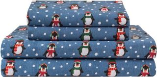 No. 2 - Deep-Pocketed Winter Nights 100% Cotton Flannel Sheet Set - 1