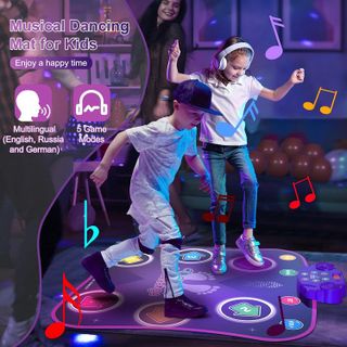 No. 4 - Flooyes Dance Mat Toys for 3-12 Year Old Kids - 3