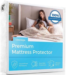 No. 4 - Linenspa Waterproof Smooth Top Premium Twin Mattress Protector - 1