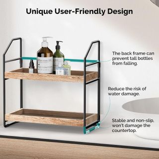 No. 9 - Adjustable 2-Tier Bathroom Countertop Organizer - 5