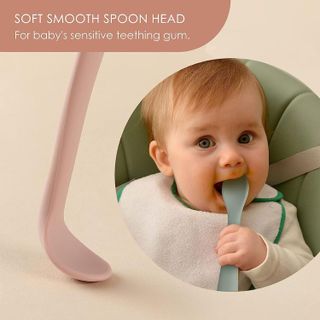 No. 5 - NETANY Baby Silicone Spoons - 3