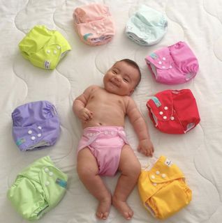 No. 1 - ALVABABY Baby Cloth Diapers 6 Pack - 5