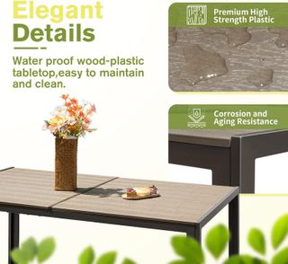 No. 3 - Homall Patio Dining Set - 3