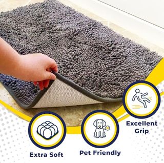 No. 1 - Muddy Mat Highly Absorbent Microfiber Door and Bath Mat - 2