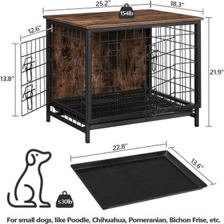 No. 5 - ALLOSWELL Dog Crate Furniture - 4