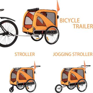 No. 5 - Sepnine and Leonpest Large Bicycle Pet Trailer and Jogger - 3