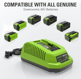 No. 6 - Greenworks G-MAX 40V Lithium-Ion Battery Charger - 2