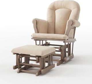 No. 6 - Cozy Glider & Ottoman - 1