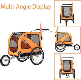 No. 5 - Sepnine and Leonpest Large Bicycle Pet Trailer and Jogger - 4