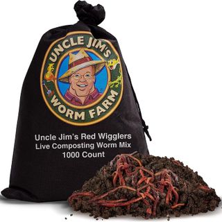 No. 5 - Uncle Jim's Worm Farm Red Wiggler Live Composting Worms Mix - 1
