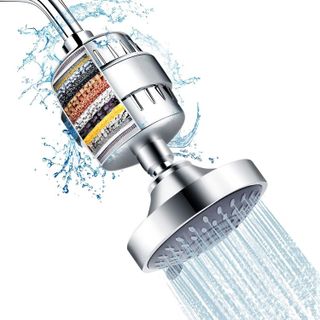 No. 9 - FEELSO Shower Head and 15 Stage Shower Filter Combo - 1