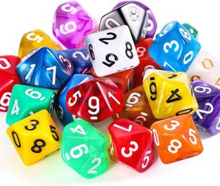 No. 7 - TecUnite 25 Pieces Polyhedral Dice Set - 1