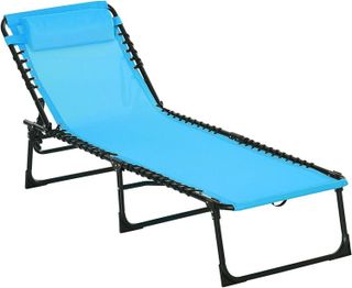No. 8 - Outsunny Folding Chaise Lounge Pool Chairs - 1