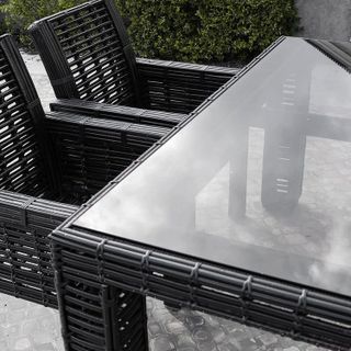 No. 3 - Dulles Glass 30" Inch Square Glass Table Top - 4