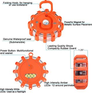 No. 9 - Tobfit LED Road Flares Emergency Lights - 2