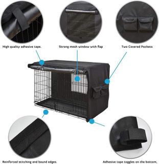 No. 3 - HONEST OUTFITTERS Dog Crate Cover - 5