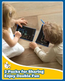 No. 9 - TEKFUN 2 Pack LCD Writing Tablet with 4 Stylus - 2