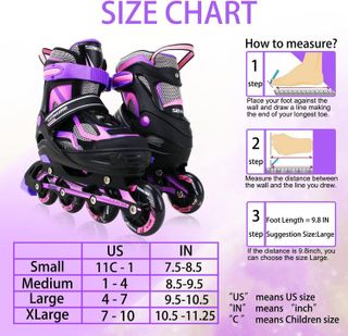 No. 9 - Sowume Children's Inline Skates - 4