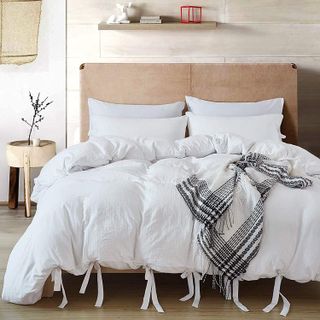 No. 9 - annadaif White Duvet Cover Set - 1