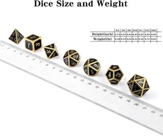 No. 4 - DNDND Metal Dice Set D&D - 5