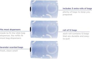 No. 10 - Ubbi On The Go Waste Disposal Bags Refills Value Pack - 4