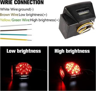 No. 5 - iBrightstar IP68 Waterproof Square LED Trailer Lights Kit - 2