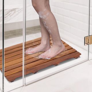 No. 6 - VaeFae Teak Shower Mat - 2