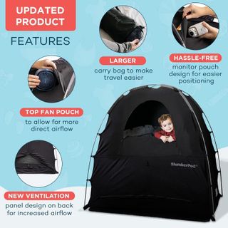 No. 1 - SlumberPod Portable Sleep Pod Baby Blackout Canopy Crib Cover - 2