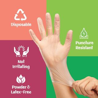 No. 7 - Care Plus Disposable Vinyl Gloves - 2