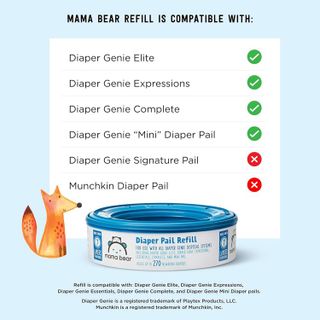 No. 3 - Mama Bear Diaper Pail Refills - 3