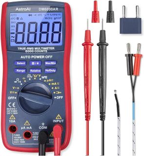 No. 9 - AstroAI Digital Multimeter and Analyzer TRMS 6000 Counts Volt Meter Ohmmeter Auto-Ranging Tester - 1