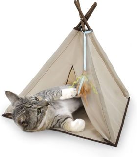 No. 8 - SmartyKat Kitty Camp Crinkle Cat Tent Hideaway - 5