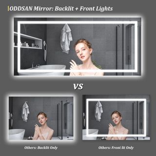 No. 5 - ODDSAN LED Bathroom Mirror - 3