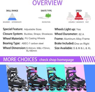 No. 9 - Sowume Children's Inline Skates - 5