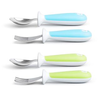 No. 1 - Munchkin Raise Toddler Fork and Spoon Utensil Set - 4