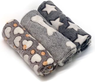 No. 9 - 3 Puppy Blankets Super Soft Warm Sleep Mat - 1