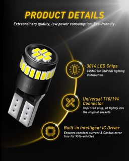 No. 4 - AUXITO 194 LED Bulbs - 2